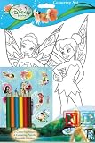 Disney Fairies (TinkerBell) A4 Colouring Poster Stickers Set