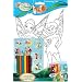 Disney Fairies (TinkerBell) A4 Colouring Poster Stickers Set