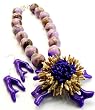 Coral Branch Frangi Flower Design Necklace