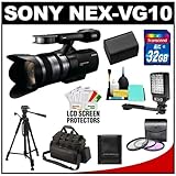 Sony Handycam NEX-VG10 1080 HD Video Camera Camcorder with 18-200mm OSS Len ....