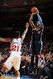Denver Nuggets v New York Knicks: Carmelo Anthony and Wilson Chandler Photographic Poster Print by Nathaniel S. Butler, 8x12