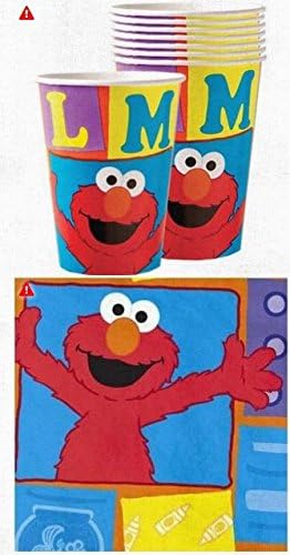 Designware Elmo Loves You Cups &amp; Napkins Party Pack for 16 Guests!