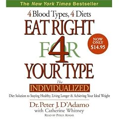Eat Right for Your Type CD Low Price [AUDIOBOOK] [UNABRIDGED] ( ...