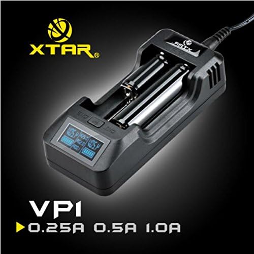 XTAR VP1 LCD 2 Slots Intelligent Li-Ion Battery Charger