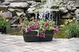 DMC Products 78326 24 Inch Oval Patio Planter - Hunter Green - B0015PDCW2