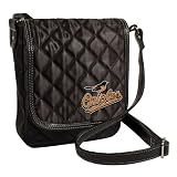 MLB Baltimore Orioles Quilted Purse, Black