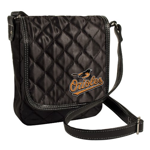 MLB Baltimore Orioles Quilted Purse, Black