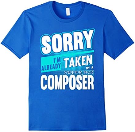 Men's COMPOSER T Shirt Awesome Medium Royal Blue