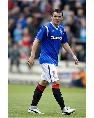 Photographic Prints of Soccer - Rangers v Bayer 04 Leverkusen - Pre Season Friendly - Takko Stadium from Rangers