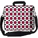 Designer Sleeves 14" Executive Laptop Sleeve (Polka Dots:Pink & Black)