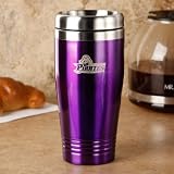 NCAA East Carolina Pirates Purple 16oz. Team Logo Travel Tumbler