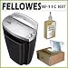 Fellowes Powershred W-11C 11-Sheet Cross-Cut Shredder with Shred Lubricant Oil and Shredder Bags 100-Pack