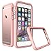 iPhone 6s Case, RhinoShield [CrashGuard] 11 ft Shock Absorption Thin Bumper Case with Lifetime Warranty & FREE Back Transparent Skin. Slim Heavy Duty Protection. Also for iPhone 6 - Shell Pink