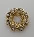 Estate Tiffany 18k Yellow Gold and Diamond Pin