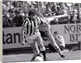 Box Canvas Print of Cambridge v Newcastle United Football 1984 from MirrorPrintStore