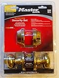 Master Lock Entry & deadbolt combo packs - Biscuit knob - polished brass Master Lock [並行輸入品]