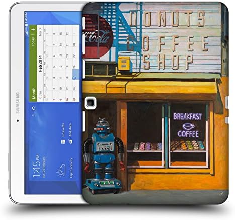 Official Eric Joyner Blue Zeroid Robo Shop Hard Back Case for Samsung Galaxy Tab 4 10.1