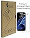 Fenix - Samsung Galaxy S7 [0.26mm Thickness] 9-H Premium Tempered Glass Screen Protector/Ultra High Definition Invisible, Clear Transparancy, Oleophobic Coating and Anti-Bubble Crystal Shield