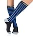 Abco Tech Compression Socks (1 Pair), Blue, Medium