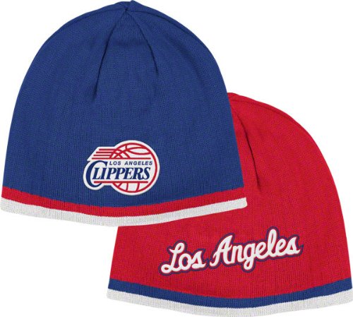 NBA Men's Reversible Knit Hat - Kc35Z, Los Angeles Clippers, One Size