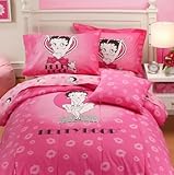 Popular Bath Betty Boop Full Comforter, 76-Inch by 86-Inch