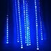 AGPtek® 50CM Meteor Shower Rain Tube Snowfall LED Light For Christmas Tree Garden Decoration - Blue