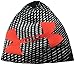 Under Armour Boys' Billboard Glow-In-The-Dark Beanie, Black (001)/Bolt Orange, One Size Fits All