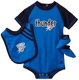 NBA Oklahoma City Thunder Boys' Bib & Bootie Set - R228Syok Infant