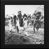 When Dinosaurs Ruled The Earth Custom Framed 12x12 B&W Photo (Victoria Vetri)