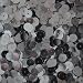 8mm Flat Round SEQUIN PAILLETTES ~ Hematite Shiny Gray Gunmetal Metallic ~ Loose sequins for embroid
