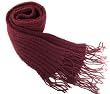 Handmade Acrylic Scarf in Burgundy (100% Hand-knitted) Handmade Acrylic Scarf in Burgundy (100% Hand-knitted)