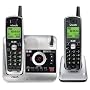 V-Tech CS5121-2 5.8GHz Two Handset Cordless Answering System with Caller ID (Silver/Black)