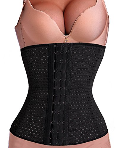 Waist Trainer Corset for Weight Loss Sport Workout Shaper Tummy 4 Steel Boned
