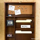 SEI Walnut Fold-Out Convertible Desk