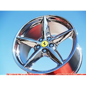Ferrari 360: Set of 4 genuine factory 18inch chrome wheels
