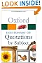 Oxford Dictionary of Quotations by Subject
