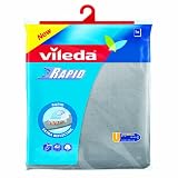 Produkt-Bild: Vileda 1000918 B&uuml;geltischbezug Rapid Viva Express Universale Pa&szlig;form f&uuml;r B&uuml;geloberfl&auml;chen von 38-45cm Breite und 120-130cm L&auml;nge