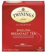 Twinings English Breakfast Tea, Tea Bags, 50-Count Boxes (Pack of 6)