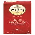 Twinings English Breakfast Tea, Tea Bags, 50-Count Boxes (Pack of 6)