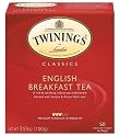 Twinings English Breakfast Tea, Tea Bags, 50-Count Boxes (Pack of 6)