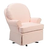 Dutailier Gingham Glider - Pink Dots