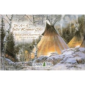 Leanin' Tree Art of Julie Kramer Cole Blank Greeting Card Assortment: