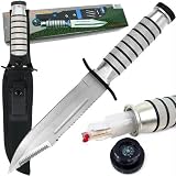 Heavy Duty Stainless Steel Survival Knife w/ Sheat