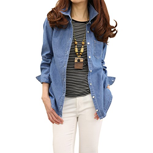 (ジュエル)[top158004]jewel デニムシャツ