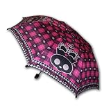Skelanimal Girl's Black Collapsible Umbrella