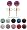 Crystal Stud Earrings by GlitZ JewelZ © - 1/4' (6MM) - Silver 18K Gold plated, looks like real Gold - made with over 70 crystals - bling bling!! Comes packed in a lovely velvet pouch - Choose the colour & size from the menu below