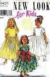 New Look for Kids Formal Dress Sewing Pattern #6491