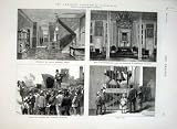 American Centennial Exhibition Antique Print 1876