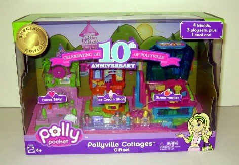 Childrens Toyshop  Toys : Polly Pocket Pollyville Cottage Giftset