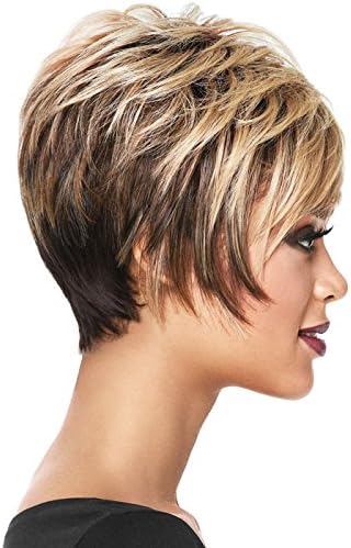 JjYy Women's Fashion Golden Curly Hair Wigs High-Quality Wig Cap